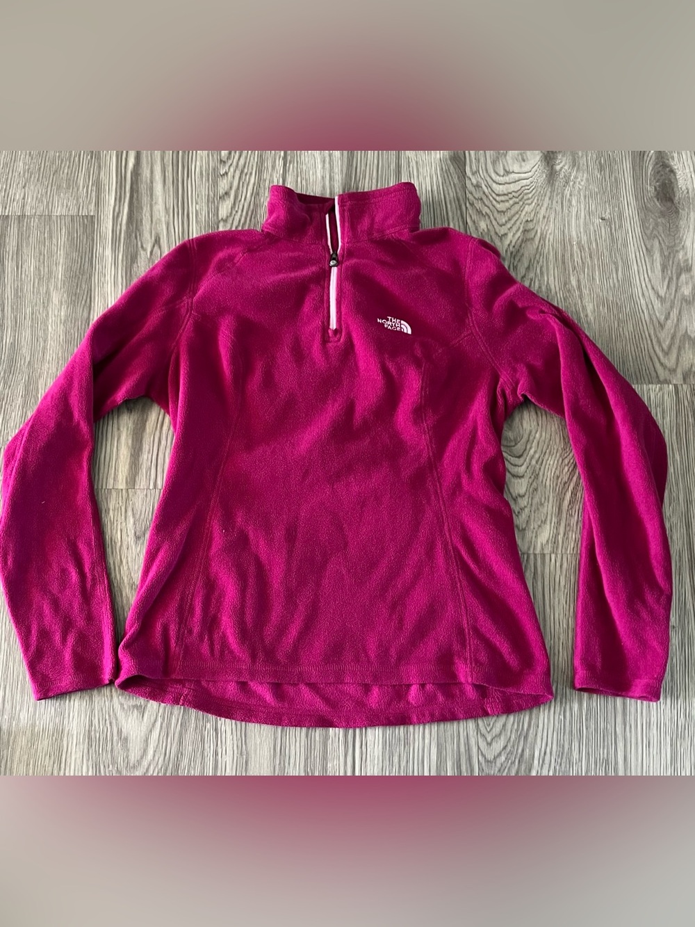 The North Face Fuchsia Quarter-Zip Fleece Pullover